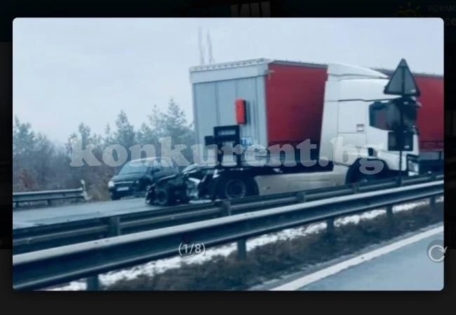 Ад по пътищата, тежка катастрофа с ТИР-ове на АМ \