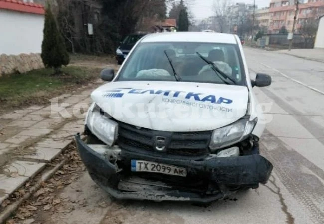 Шофьори се джаснаха в Козлодуй СНИМКИ