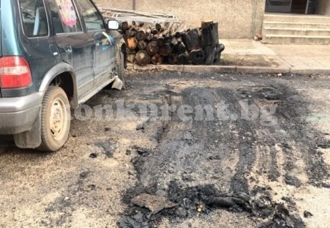 Пламна колата на майстор от Враца