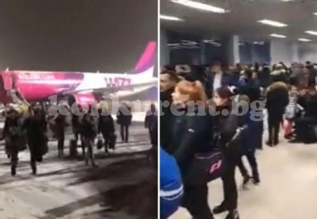 Извънредна ситуация на борда на самолет, избухна пожар на летището в...