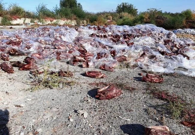 Практика е да се изсипват леш и кости в контейнерите