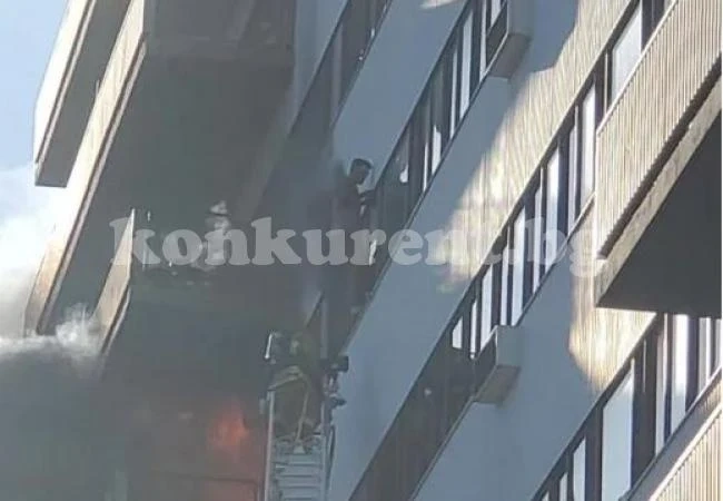 Ужасяващо! Сградата, която гори в Лос Анджелис, е близо до българското консулство