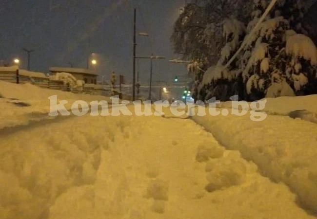 Сняг затрупа Враца, \