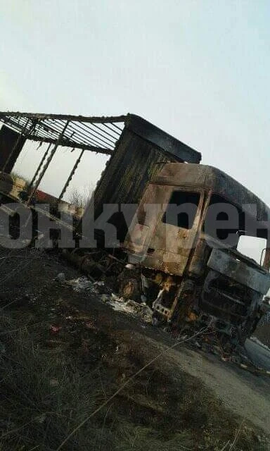 ТИР се запали на Е79, отбиха движението