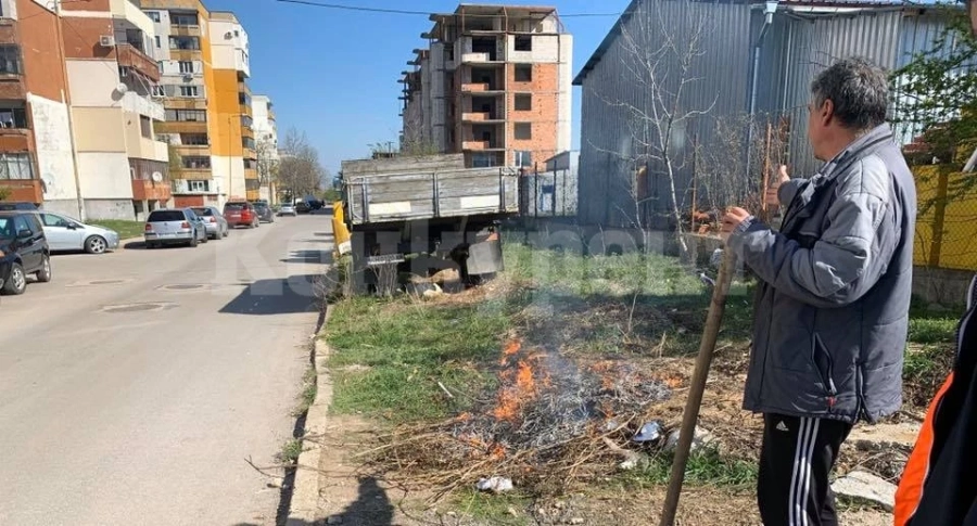 Глобиха врачанин, запалил отпадъци в града СНИМКИ