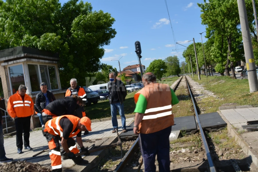 В Монтана ж.п. прелеза на „Стамболийски\