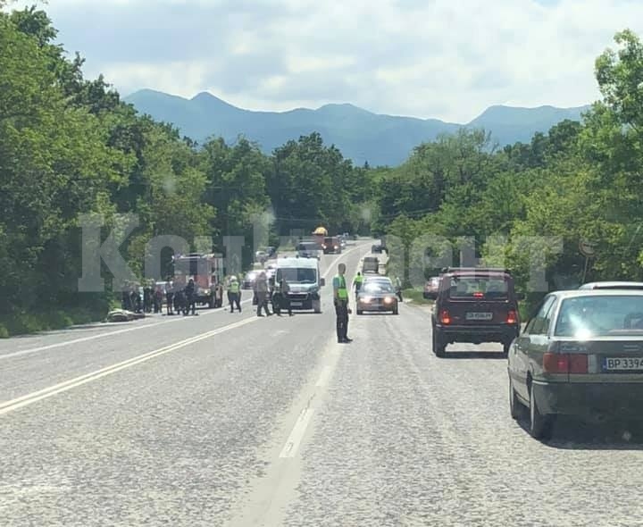 Жестока катастрофа край Враца, моторист се размаза в кола СНИМКИ