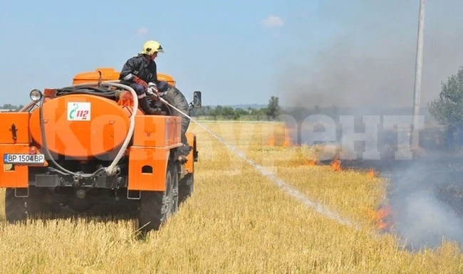 От пожарната в Мездра припомниха важни правила за жътвената кампания