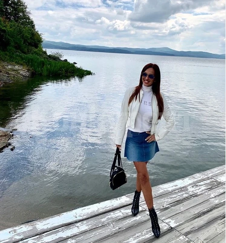 Глория се отдаде на воден релакс