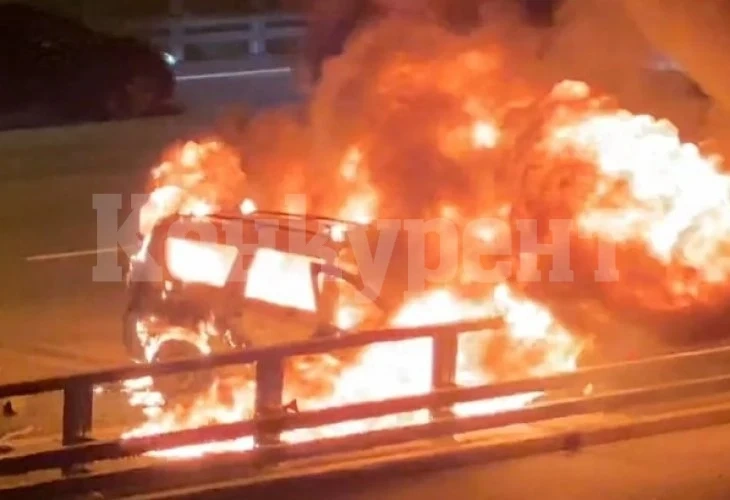 Фатален край: Шофьор изгоря при жестока катастрофа ВИДЕО