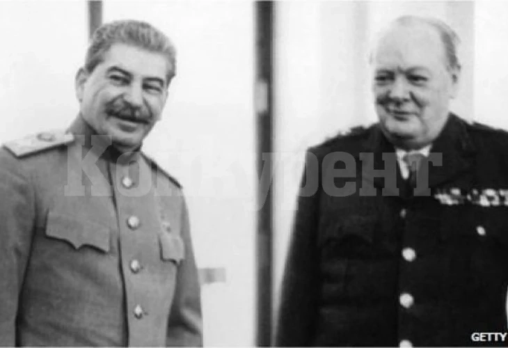 Циничната салфетка на Чърчил за подялбата на България и Балканите, предложена на Сталин СНИМКИ