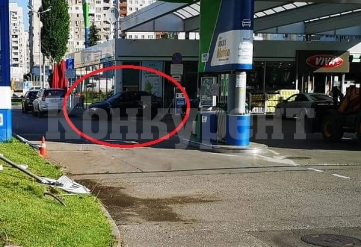 Адско меле на бензиностанция в „Люлин“ в София СНИМКИ