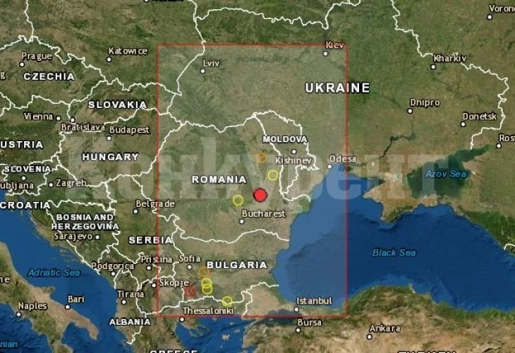Силно земетресение на един хвърлей от България