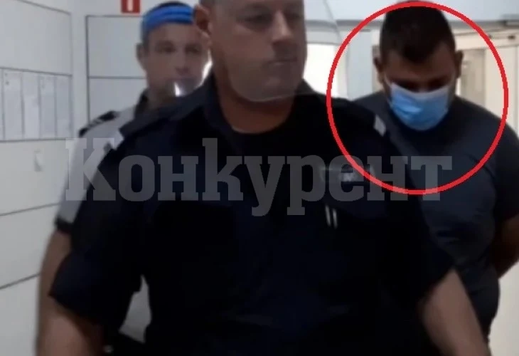 Първи СНИМКИ на окования Любомир, ликвидирал 21-г. богата арендаторка Красимира