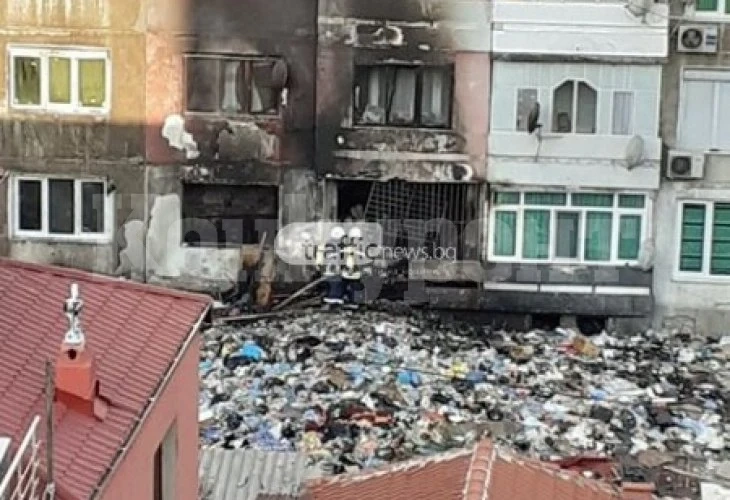 Взрив в Столипоново: Цял блок гори