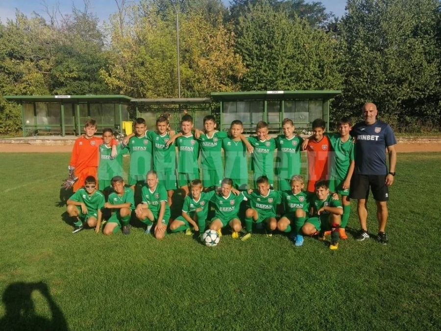 Летящ старт на U11 в зона „Велико Търново“, Паоло заби 5 гола