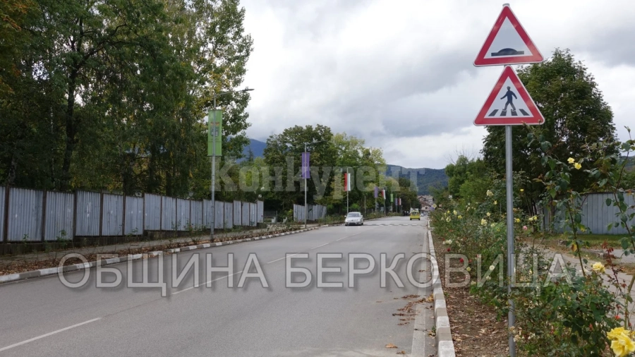 Нови повдигнати пешеходни пътеки в Берковица