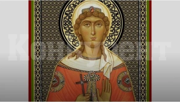 Птици и зверове не докосват тялото на Света Анастасия
