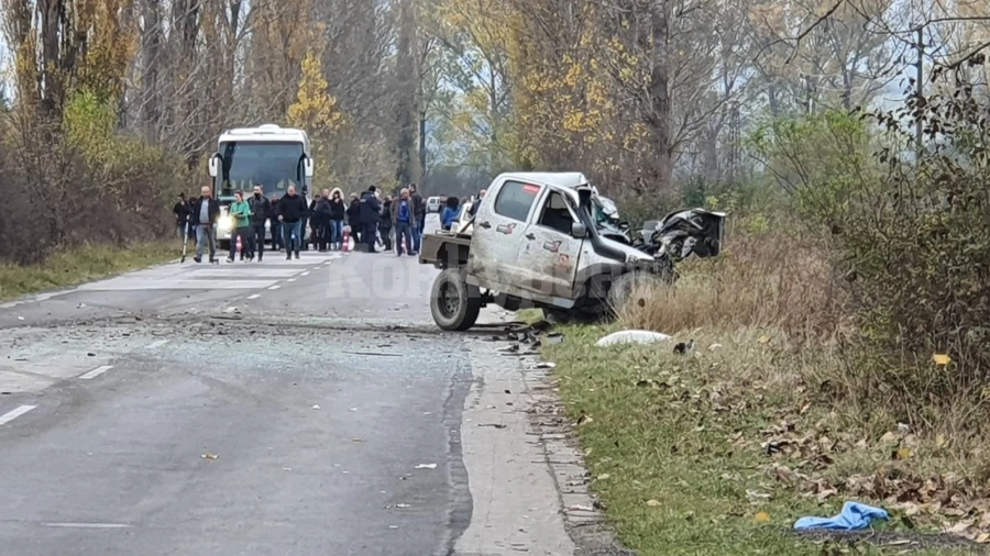 Ужасяващи СНИМКИ от кървавата катастрофа край Литаково