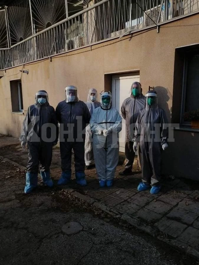 Показаха екип, който се бори с Covid-19 във Видин СНИМКА