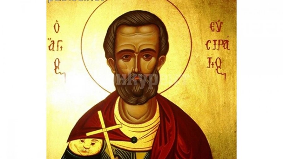 Преподобният Евстатий нямал собствена килия