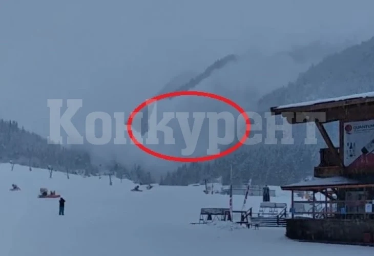 Зрелищно ВИДЕО от разрушаването на най-голямата лавина в Пирин