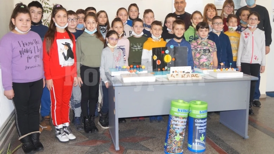 Ученици от Мездра завършиха успешно проект за разделно събиране на негодни за употреба батерии