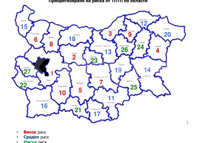 Ето къде в България е най-вероятно да загинете или пострадате в катастрофа КАРТА