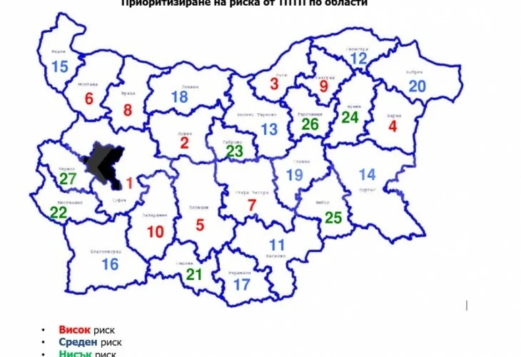 Ето къде в България е най-вероятно да загинете или пострадате в катастрофа КАРТА