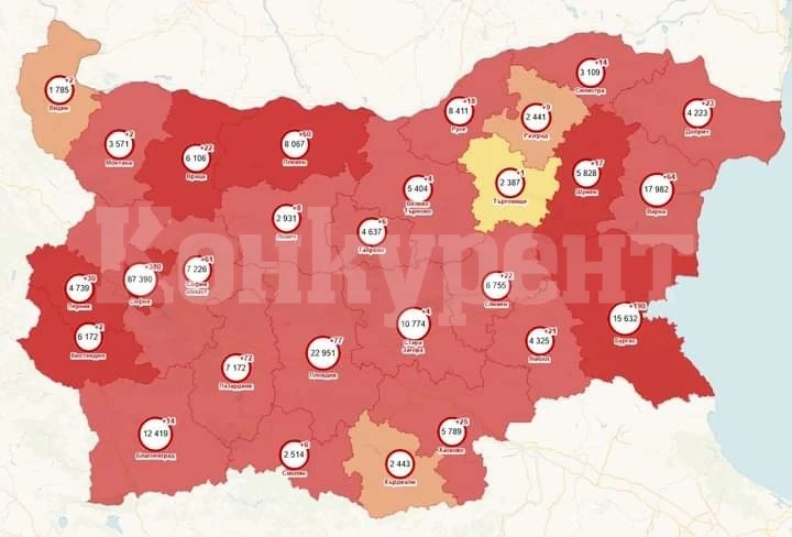Заради многото болни от ковид, затягат мерките във Враца - маските навън стават задължителни...