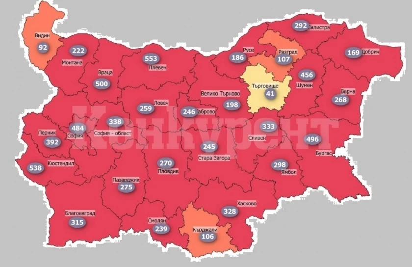 И Монтана влезе в червената зона