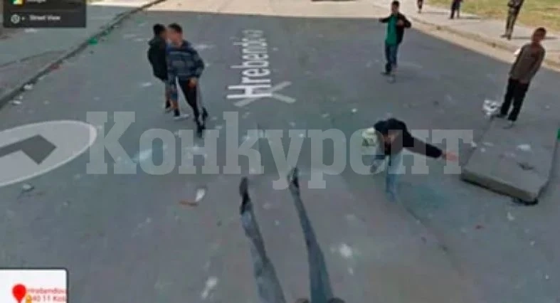 Пълен шаш: В карта на Google откриха тийнейджър, стъпкан в асфалта