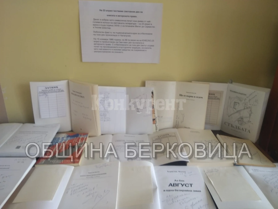Подредиха изложба на книги в Берковската библиотека