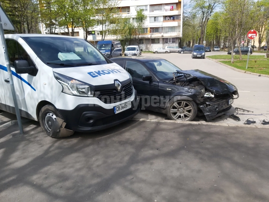 Монтанско БМВ направи мазало във Враца СНИМКИ