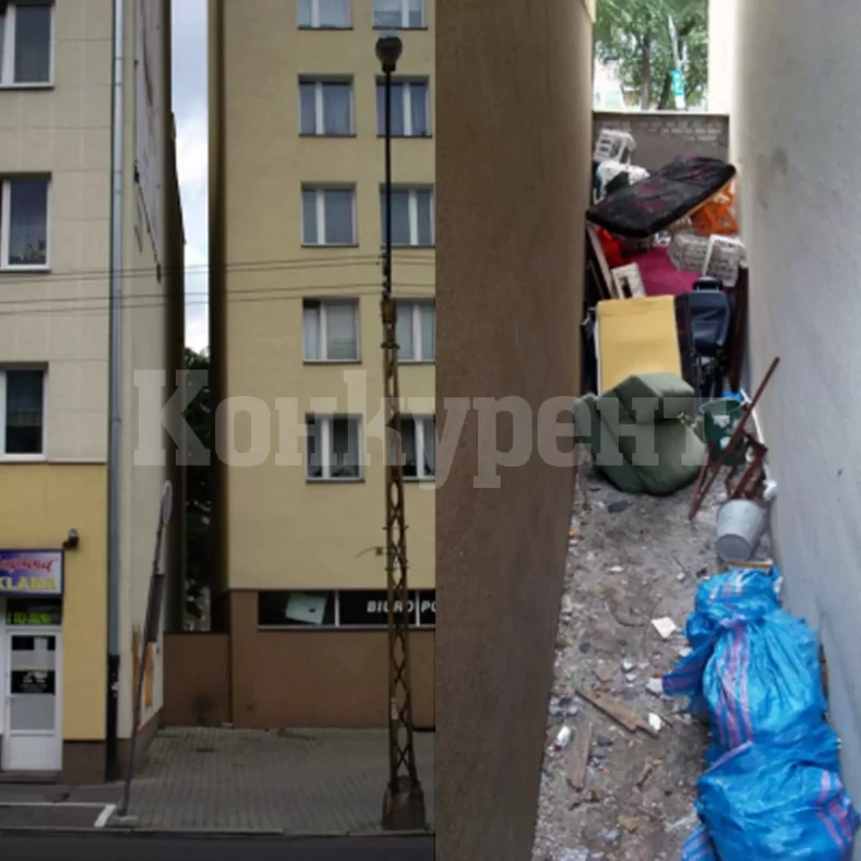 Най-тясната къща в света, вдигната върху 1-м. пространство между две сгради СНИМКИ