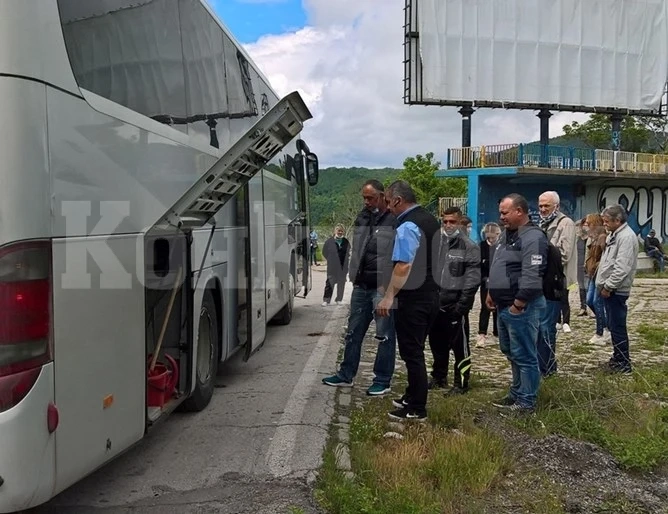 Внезапна авария забави автобуса от София до Монтана