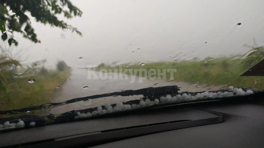 Градушка удари в Северозапада СНИМКИ