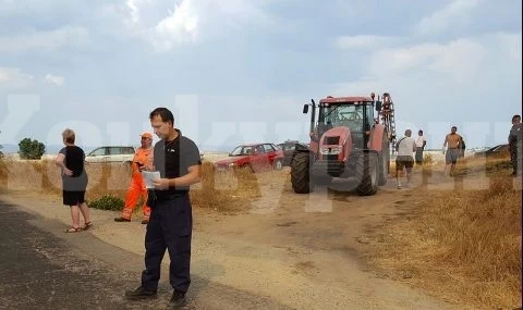 Огънят в Сакар планина обхвана хиляди декара