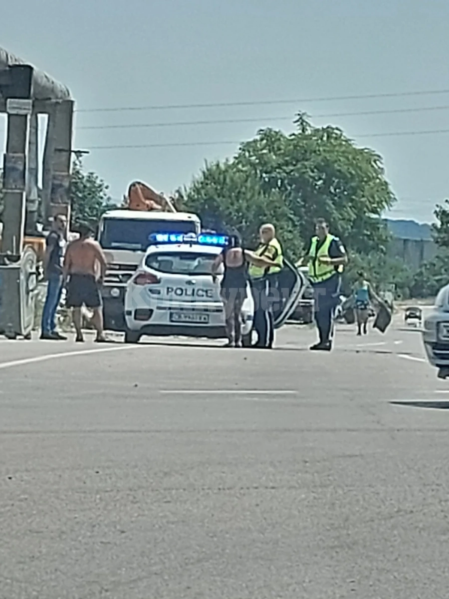 Мотор отнесе велосипедист във Враца СНИМКИ
