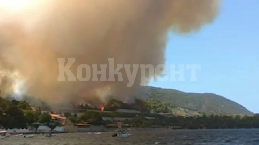 Eвакуираха българи в Гърция заради пожарите