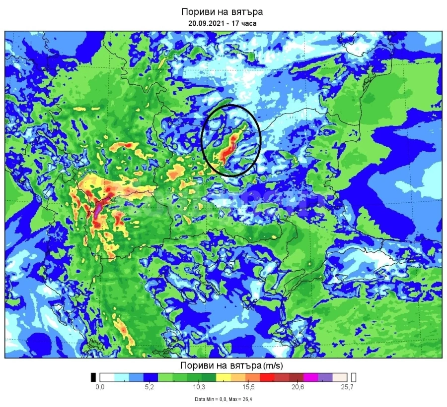 Meteo Balkans: Мощни бури удариха Монтанско