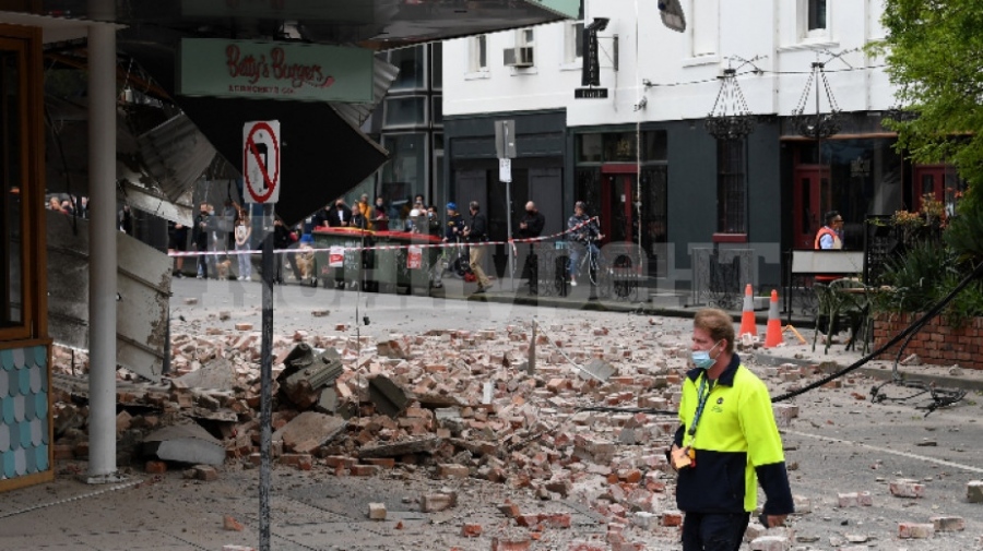 Земетресение с магнитуд 6 по Рихтер разруши сгради в Австралия