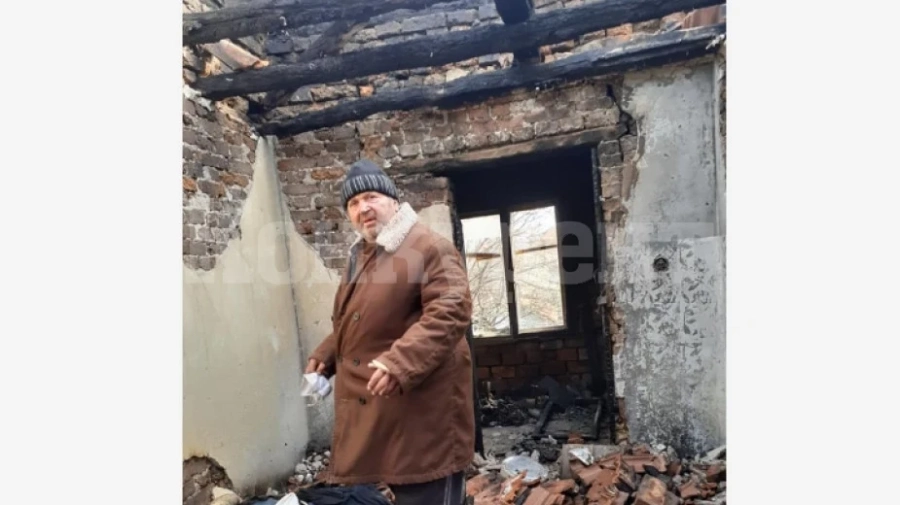 Похвално! Добри хора от Девене помогнаха на Йовко, загубил дома си при пожар
