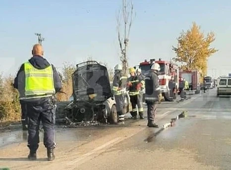 Тежка катастрофа край Видин, полиция, пожарни и линейка дойдоха на местопроизшествието СНИМКИ