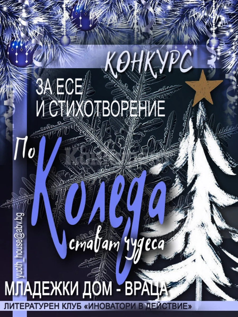 Младежкият дом във Враца обяви конкурс „По Коледа стават чудеса“