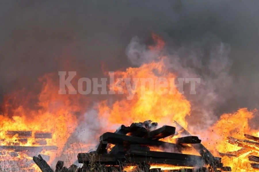 Пожар в голям склад в Любляна, гъст дим се стеле над словенската столица