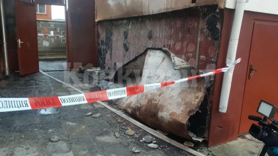 Пожар в училище в Карнобат