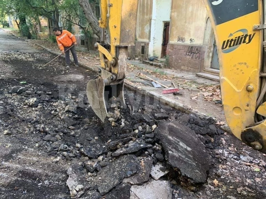 Зимният сезон временно спира изграждането на подземни мрежи във Враца