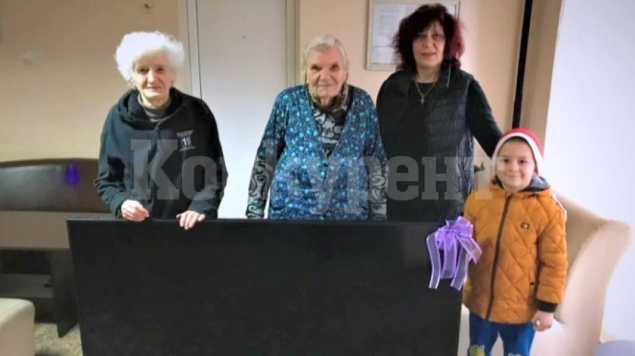 Дариха нов телевизор на Дома за стари хора в Кула