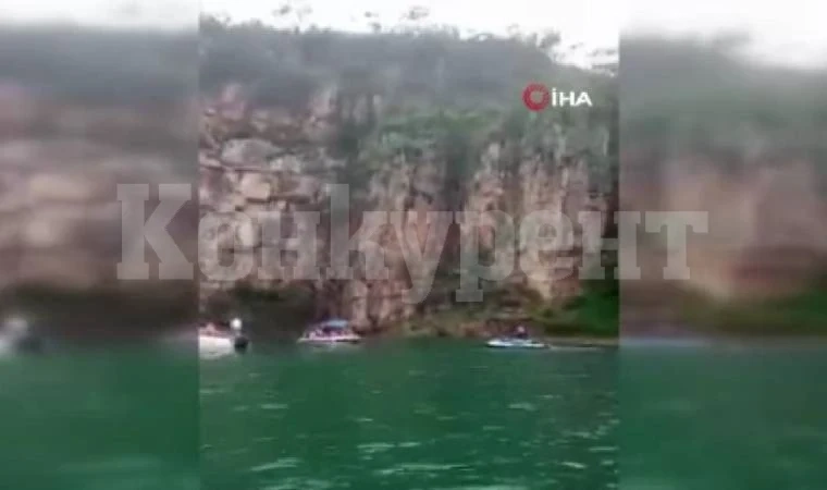 Гигантско парче скала падна върху лодки в Бразилия: 2-ма загинали, 34 ранени